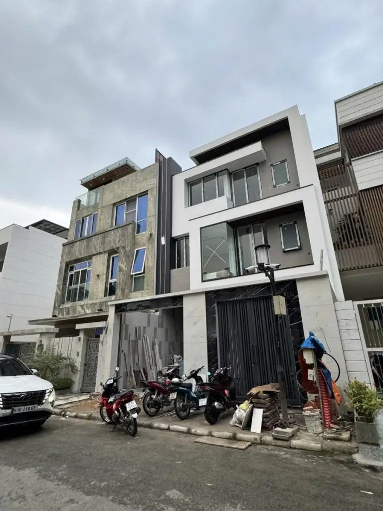CÔNG TRÌNH NHÀ PHỐ HIỆN ĐẠI KĐT PHÚ MỸ HƯNG Q7 HCM