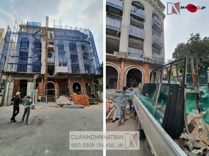 CỬA ĐI – CỬA SỔ MỞ QUAY HỆ R55
