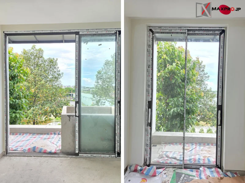 CỬA ĐI – CỬA SỔ MỞ QUAY HỆ R83