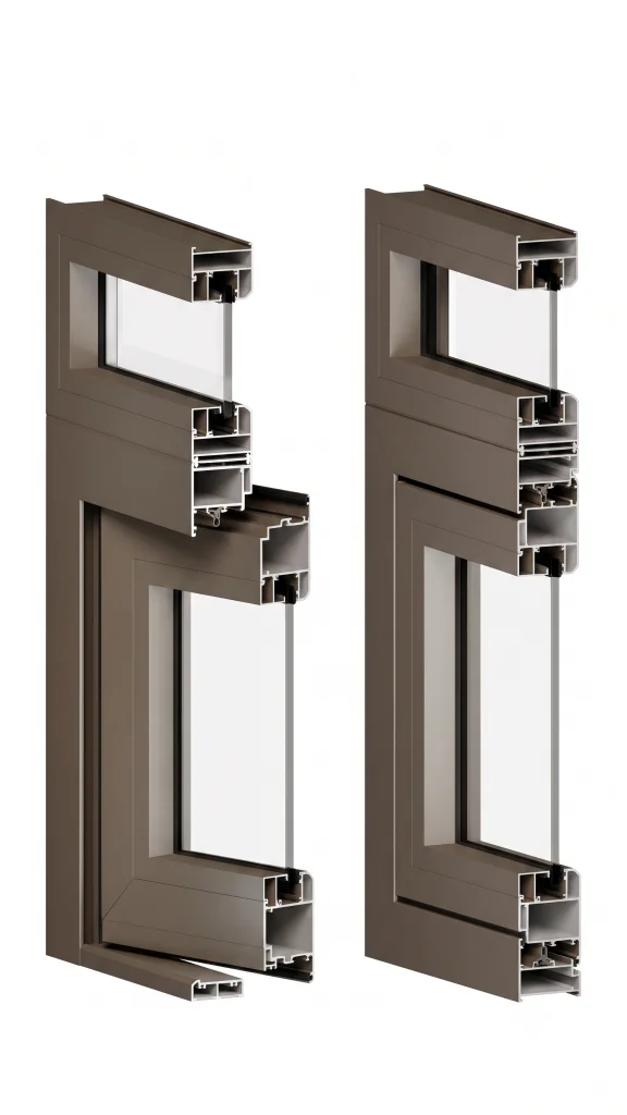 CỬA ĐI – CỬA SỔ MỞ QUAY HỆ R65 Plus