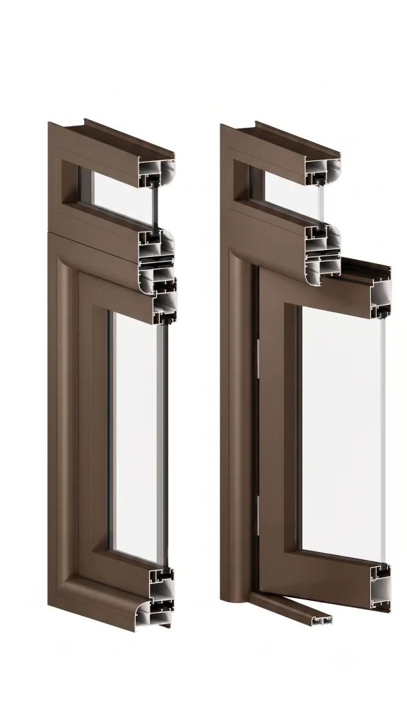 CỬA ĐI – CỬA SỔ MỞ QUAY HỆ R83