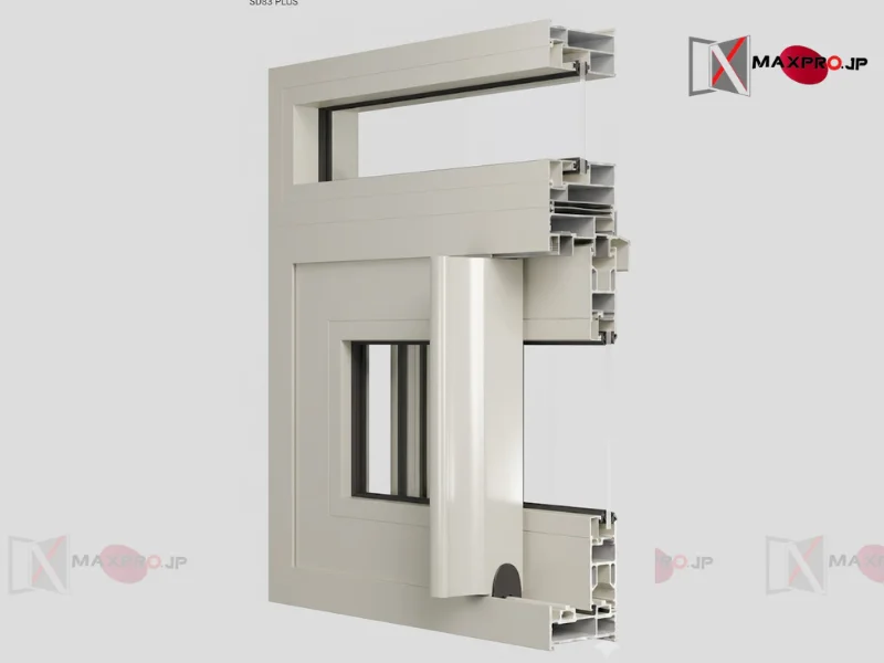 CỬA ĐI MỞ TRƯỢT HỆ SD83 Plus