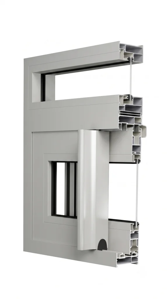 CỬA ĐI MỞ TRƯỢT HỆ SD83 Plus