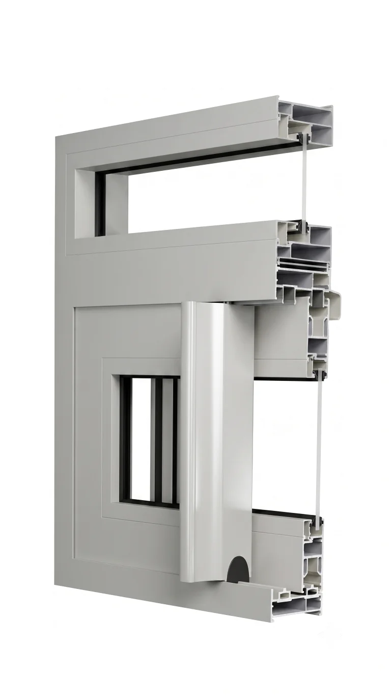 CỬA ĐI MỞ TRƯỢT HỆ SD83 Plus