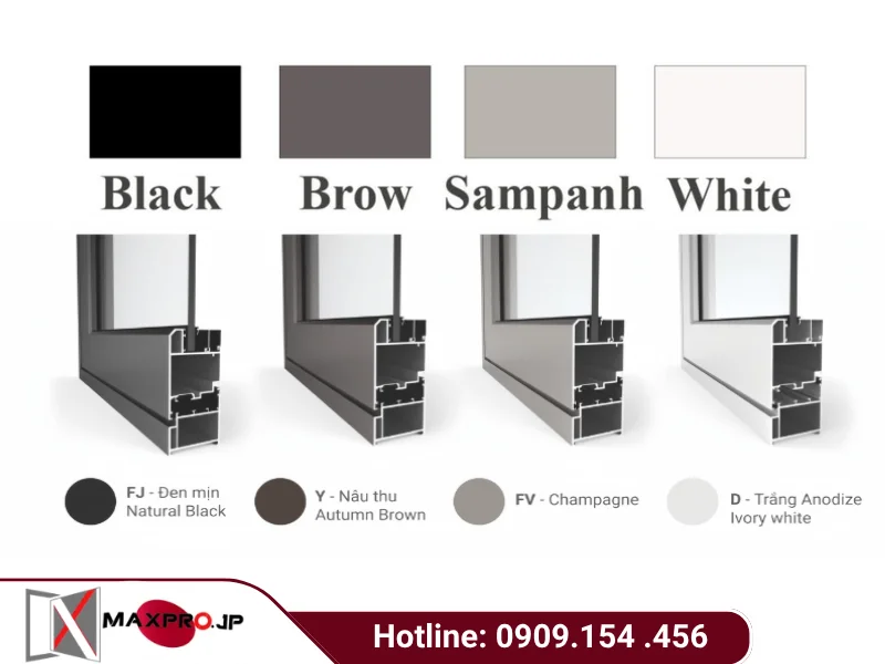 Cửa nhôm Maxpro Nhật