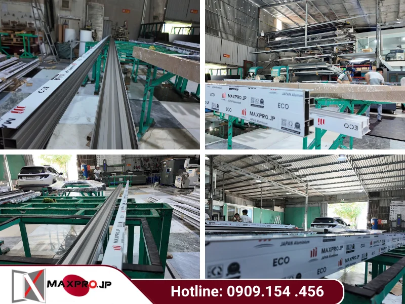 bảng màu cửa nhôm Maxpro