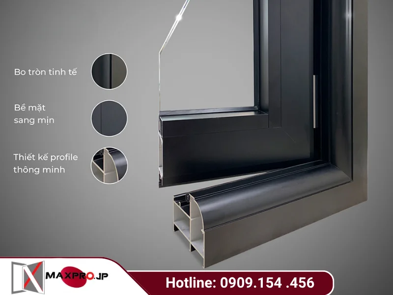 Cửa nhôm Maxpro hệ 83