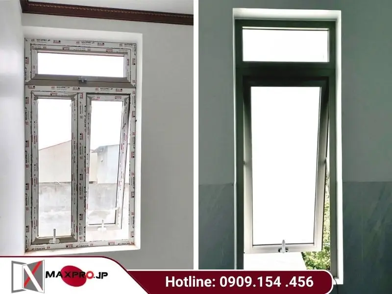 cửa sổ mở hất nhôm Maxpro