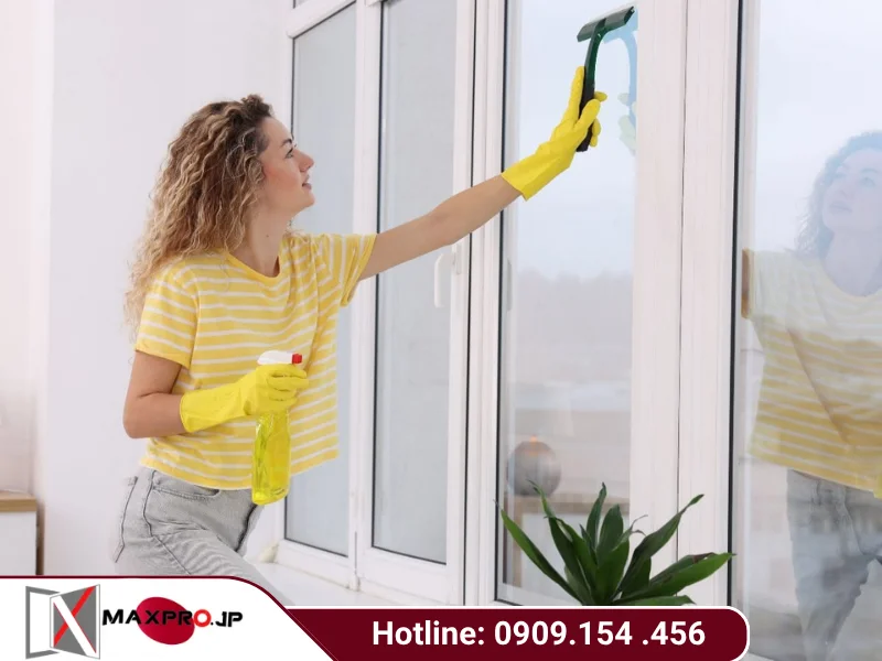 Hướng dẫn vệ sinh cửa nhôm Maxpro