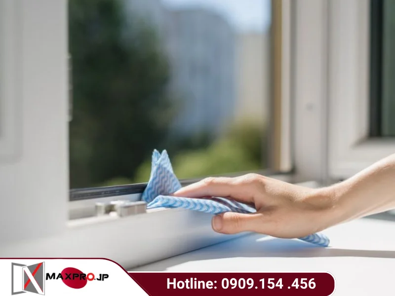 Hướng dẫn vệ sinh cửa nhôm Maxpro