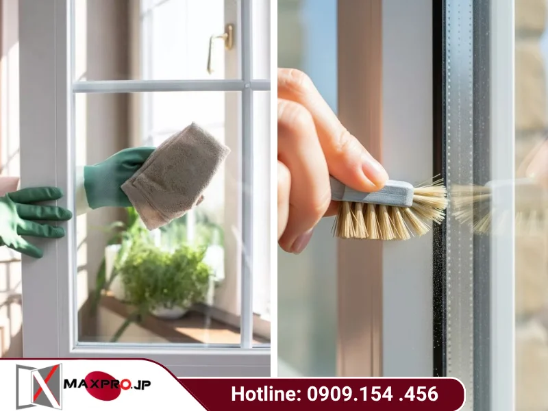 Hướng dẫn vệ sinh cửa nhôm Maxpro