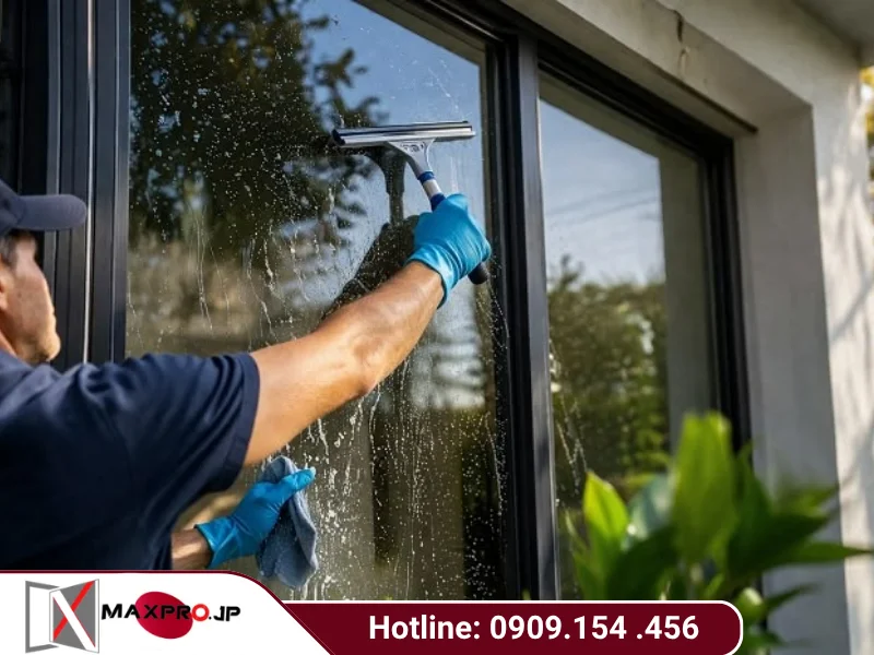 Hướng dẫn vệ sinh cửa nhôm Maxpro