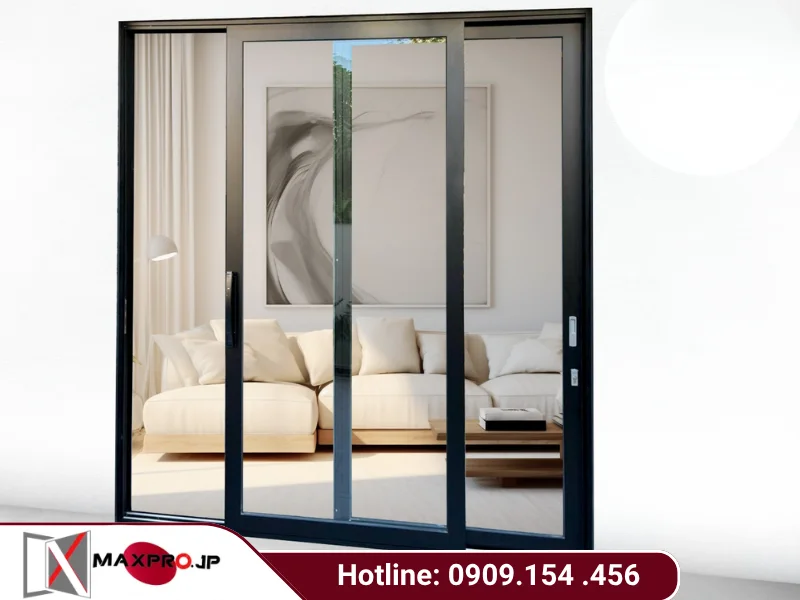 So sánh cửa lùa nhôm Maxpro hệ 83 và hệ 115