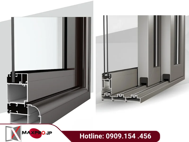 So sánh cửa lùa nhôm Maxpro hệ 83 và hệ 115 – Đâu mới là lựa chọn tốt?