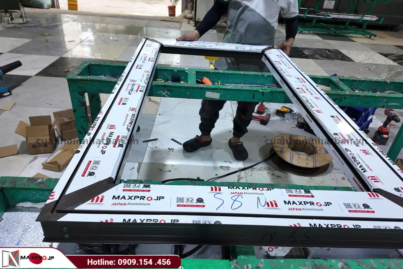 Cửa Nhôm Nhật Bản hỗ trợ tư vấn, sản xuất và thi công cửa Maxpro