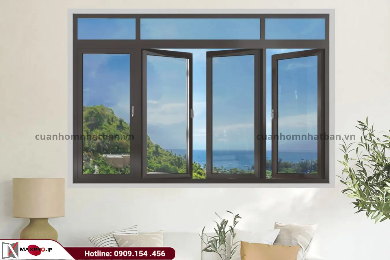 Cửa nhôm Maxpro hệ R55