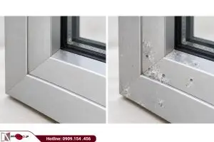 Cửa nhôm bị oxy hóa nguyên nhân và cách xử lý