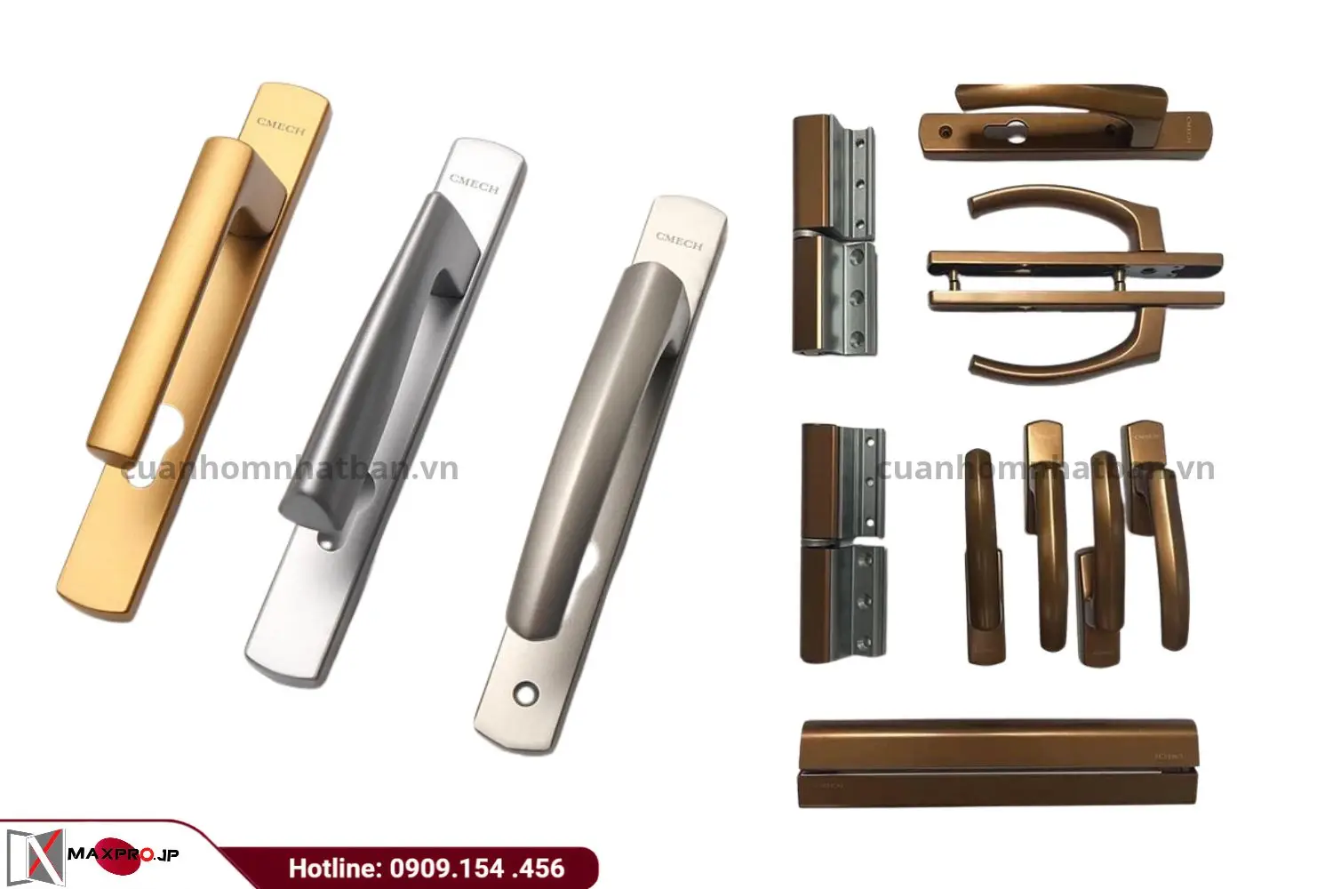 Hệ phụ kiện cao cấp, bắt mắt và chất lượng bền đẹp, có tem mác đầy dủ