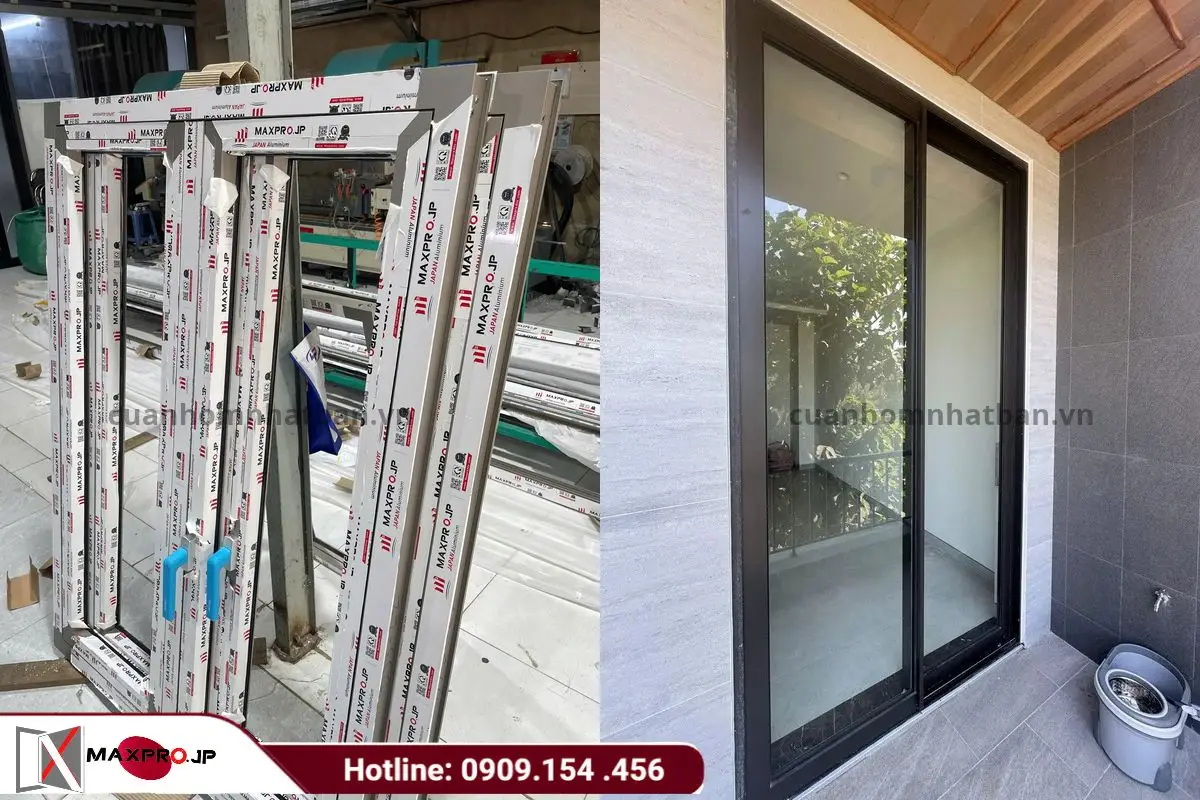 Nhôm Maxpro sẽ có độ bóng mịn, bạn có thể xem điểm này khi kiểm tra