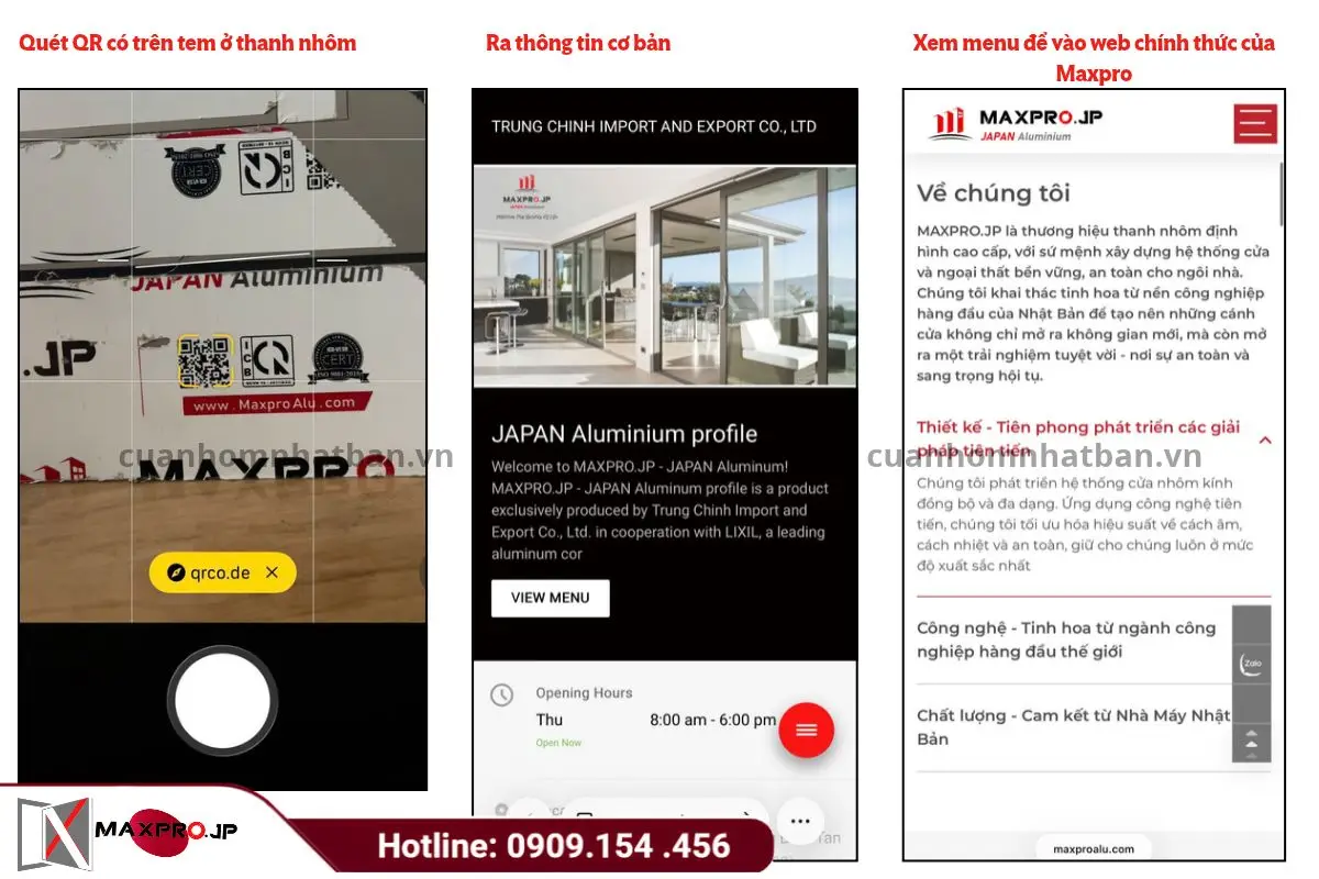 Quét mã QR để kiểm tra thông tin